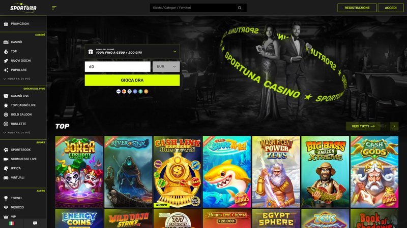 Overview of sportuna casino